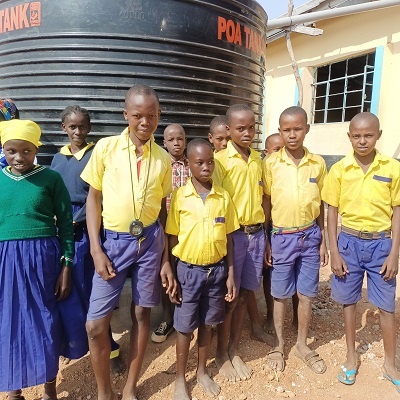 Students at Kivundui Primary School