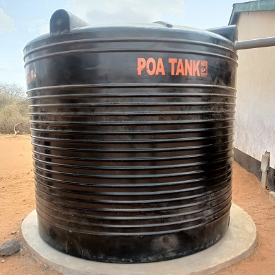 Rainwater catchment system at Kawelu Primary School