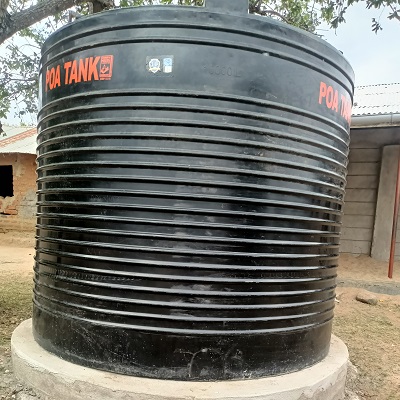 Rainwater catchment system at Ngueni Primary School 