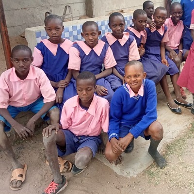 Students at  Ngueni Primary School 