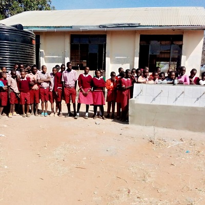 Students at Mboti Primary School