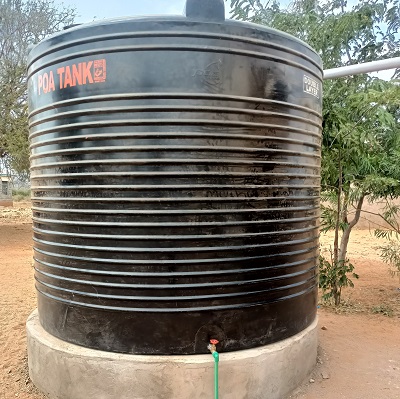 Rainwater catchment system at Musovo Primary School