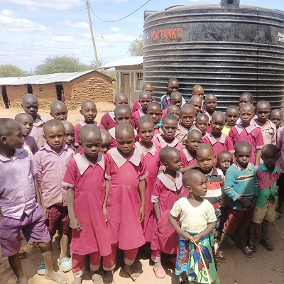 Students at Nzikani Primary School