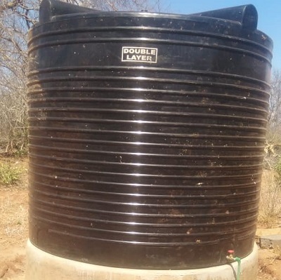 Rainwater catchment system at Kwatikila Primary School