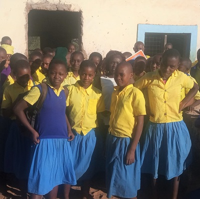 Health and Hygiene Training participants at Ivuusya Primary School