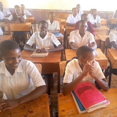 Health and Hygiene Training Participants at Mwambu Secondary School