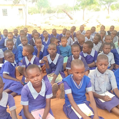 Health and Hygiene Training Participants at Ndiamumo  Primary School