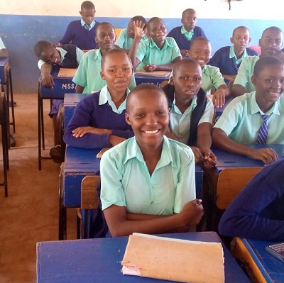Health and Hygiene Training Participants at Muangeni Secondary School