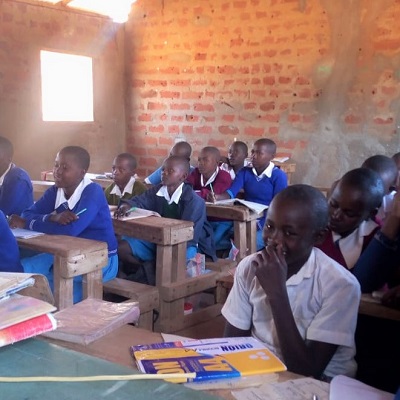 Health and Hygiene Training Participants at Mulinde Primary School