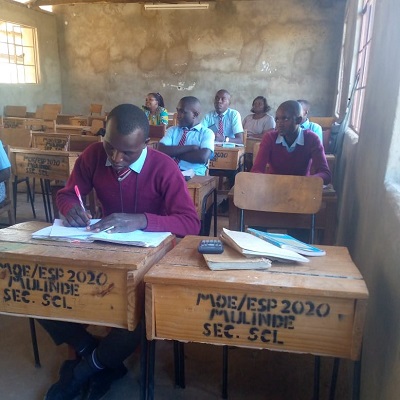 Health and Hygiene Training Participants at  Mulinde Secondary School 