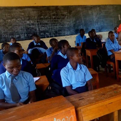 Health and Hygiene Training Participants at Wamaiyu Secondary School