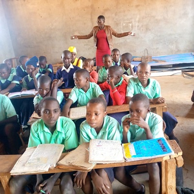 Health and Hygiene Training participants at Levuni Primary School