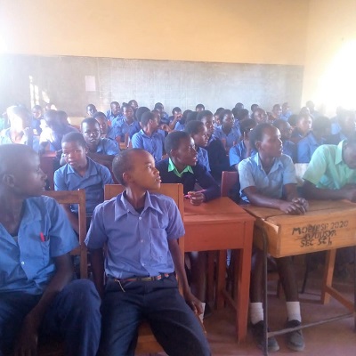Health and Hygiene Training participants at Ivuusya Secondary Schooll