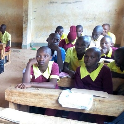 Health and Hygiene Training participants at Kyaangu Primary School