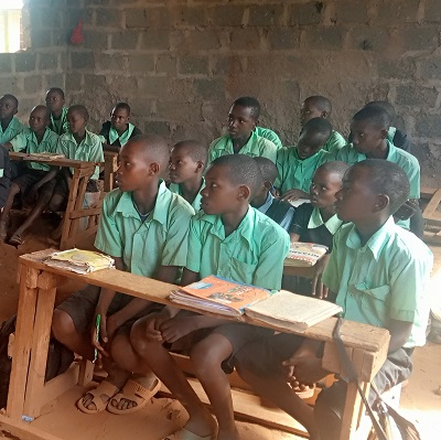 Health and Hygiene Training participants at Kamumbu Primary School