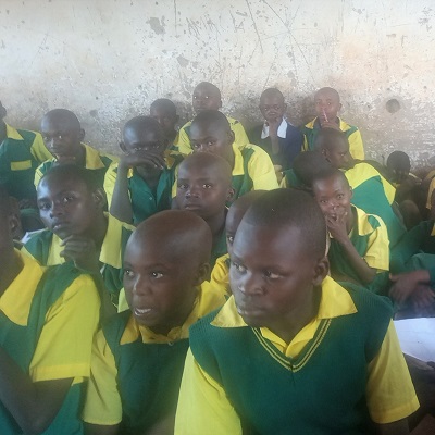 Health and Hygiene Training participants at Kathoka Primary School