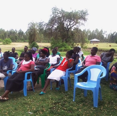 Health and Hygiene Training participants in Baptist in Kadiju community