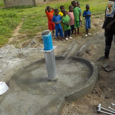 Community children and the new well