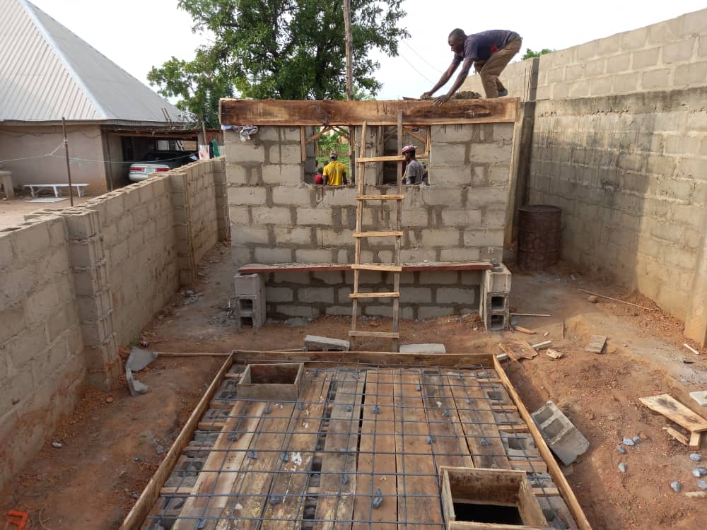 Putting on the roof