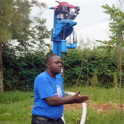 Hosea our Team leader and driller from Nigeria instruction new Kenya Team