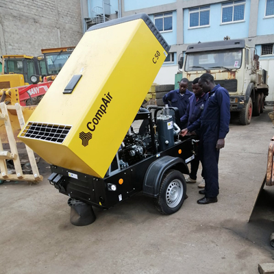 New Compressor arrived safely from South Africa