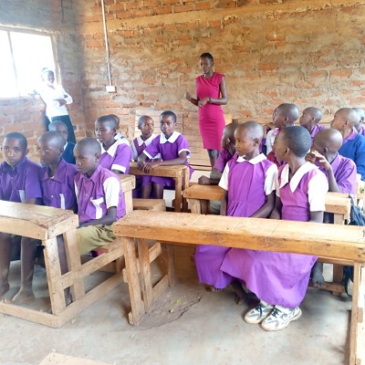 Health and Hygiene Training participants at Kivyuni Primary School 