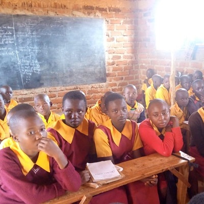 Health and Hygiene Training participants at Kyambu Primary School 