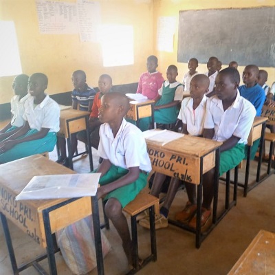 Health and Hygiene Training participants at Kavoko Primary School 