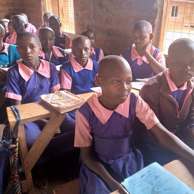 Health and Hygiene Training participants at Kithituni Primary School 