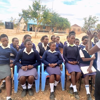 Health and Hygiene Training participants at Kalitini Mixed Sec School
