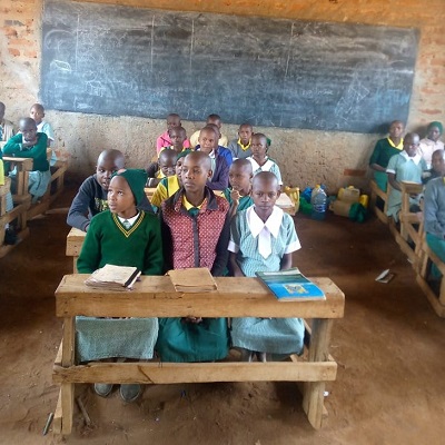 Health and Hygiene Training participants at Kalange Primary School 