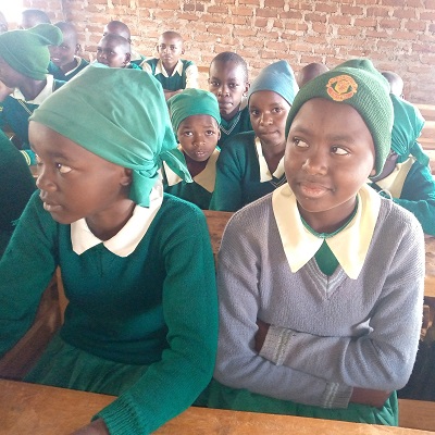 Health and Hygiene Training participants at Ng'ambo Primary School 