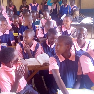 Health and Hygiene Training participants at Kyume Primary School 