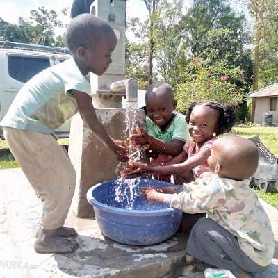 Happy to have clean and safe water 