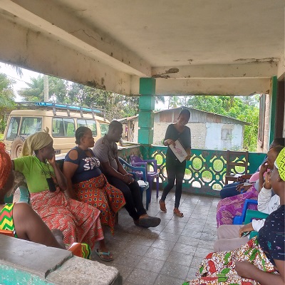 A health and hygiene workshop in session