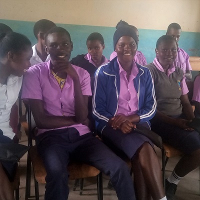 Health and Hygiene Training participants at  Yumbu Secondary School 