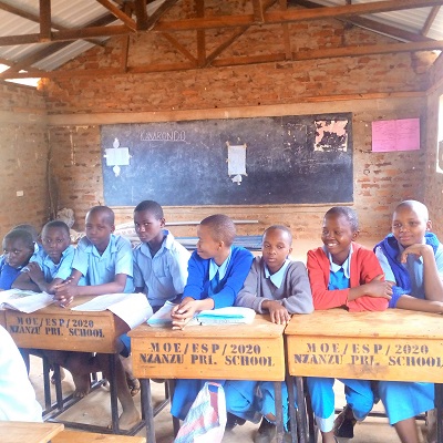 Health and Hygiene Training participants at  Zanzu Primary School