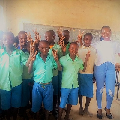 Health and Hygiene Training participants at Sosoma Primary School 