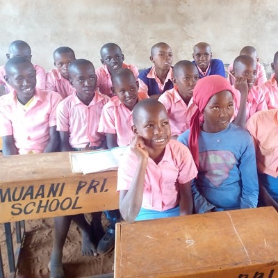 Health and Hygiene Training participants at Muaani Primary School