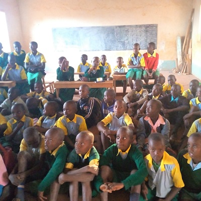 Health and Hygiene Training participants at Mutunga Primary School
