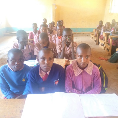 Health and Hygiene Training participants at Mboti Primary School
