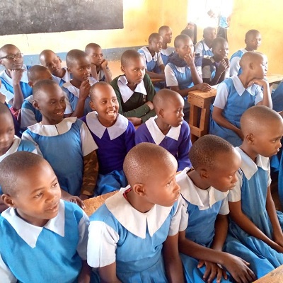 Health and Hygiene Training participants at Kavaliki Primary School 