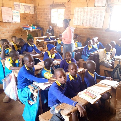 Health and Hygiene Training participants at Kimongo Primary School