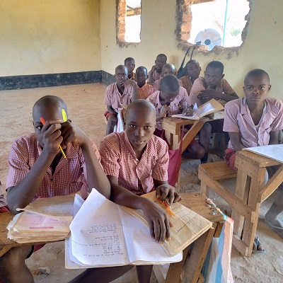 Health and Hygiene Training participants at Kamuluyuni Primary School