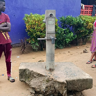 Broken down pump