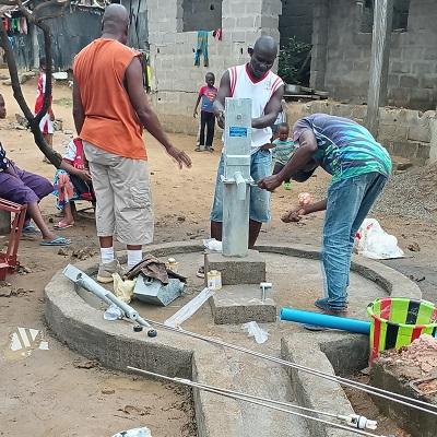 Pump repair and rehabilitation work in progress