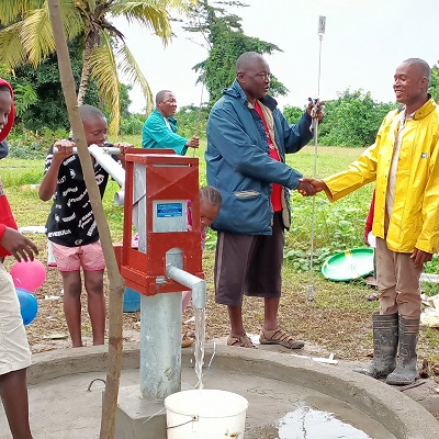 Water flows again after four years