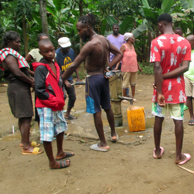 Village well repair completed