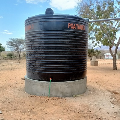 Rainwater catchment system at Wingemi Primary School 