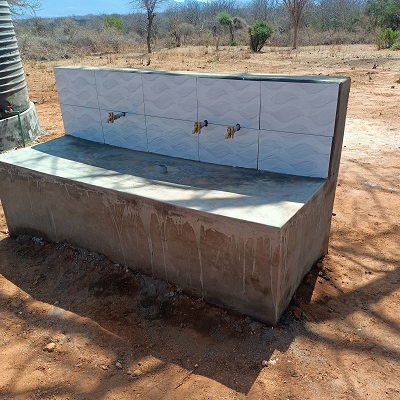 New handwashing station at Nguuni Secondary School